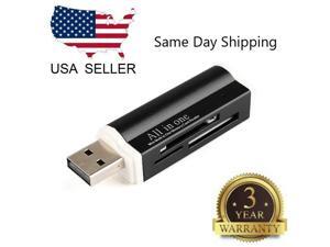 USB 2.0 All in One Memory Card Reader For : MICRO-SD SD TF SDHC M2 MMC - BLACK USB 2.0 All in One Memory Card Reader For : MICRO-SD SD TF SDHC M2 MMC - BLACK