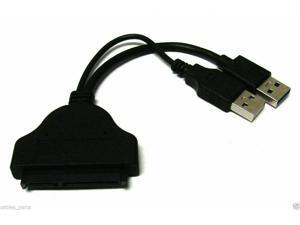USB to SATA 22 Pin Data Power Cable Adapter for 2.5" HDD Hard Disk Driver USB to SATA 22 Pin Data Power Cable Adapter for 2.5" HDD Hard Disk Driver