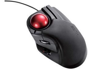 ELECOM Japan Official M-HT1URBK Ergonomic Design, 8-Button Function, Wired Large Trackball Mouse ELECOM Japan Official M-HT1URBK Ergonomic Design, 8-Button Function, Wired Large Trackball Mouse