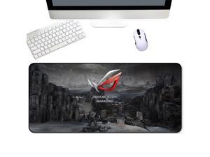 Xfxdbt Non-Slip Rubber Base Mouse Mat,Extra Large Comfortable Touch Durable Mouse Pad,Smooth Surface Washable Cloth Mice Mat,Improves Speed and Precision Mouse Pad F 900x400x5mm