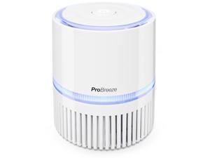 Pro Breeze Mini Air Purifier with True HEPA Filter, Personal Desktop Air Cleaner with Night Light for Home, Work, Office for Allergies, Smoke, Dust, Pollen and Pet Dander | USB and AC Power Pro Breeze Mini Air Purifier with True HEPA Filter, Personal Desktop Air Cleaner with Night Light for Home, Work, Office for Allergies, Smoke, Dust, Pollen and Pet Dander | USB and AC Power
