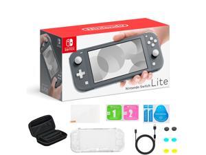 Newest Nintendo Switch Lite Game Console, 5.5" Touchscreen Display, 32GB Storage, Built-in Controllers & Speakers, 3.5mm Audio Jack, Gray, Bundled with Pearlite Tech. 8-in-1 Accessories Newest Nintendo Switch Lite Game Console, 5.5" Touchscreen Display, 32GB Storage, Built-in Controllers & Speakers, 3.5mm Audio Jack, Gray, Bundled with Pearlite Tech. 8-in-1 Accessories