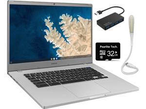 Samsung 15.6" Chromebook, Intel Celeron N4000, 4GB RAM 32GB eMMC, Intel UHD Graphics 600, Bluetooth, Chrome OS, Silver, Bundle with Pearlite Tech 32GB Micro SD Card & 4 Port USB 3.0 Hub & USB Light Samsung 15.6" Chromebook, Intel Celeron N4000, 4GB RAM 32GB eMMC, Intel UHD Graphics 600, Bluetooth, Chrome OS, Silver, Bundle with Pearlite Tech 32GB Micro SD Card & 4 Port USB 3.0 Hub & USB Light