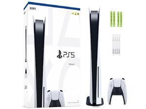 Sony PlayStation 5 PS5 Disc Edition Video Game Console Bundle  Includes PS5 Console 1 Wireless Controller  Pearlite Tech Rechargeable Batteries and Charger