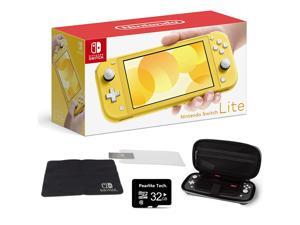 Newest Nintendo Switch Lite for Family Christmas Holiday, 5.5" Touchscreen Display, Built-in Plus Control Pad, Speakers, Yellow, Bundle with Pearlite Tech 32GB Micro SD card & Protection Case Kit Newest Nintendo Switch Lite for Family Christmas Holiday, 5.5" Touchscreen Display, Built-in Plus Control Pad, Speakers, Yellow, Bundle with Pearlite Tech 32GB Micro SD card & Protection Case Kit