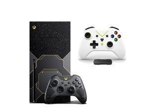 Microsoft Xbox Series X 1TB Halo Infinite Limited Edition - Black, 4K Streaming, Blu-Ray Player, bundle with Pearlite Tech. Wireless Controller with Built-in Dual Vibration