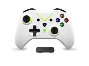 Xbox Controller, Wireless Joystick with Improved Vibration and Ergonomic Design for Microsoft Xbox ONE & Slim & PC Windows 7/8/10(Black)