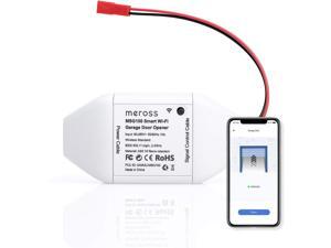 meross MSG100 Smart Wi-Fi Garage Door Opener Remote, APP Control, Compatible with Alexa, Google Assistant and IFTTT, No Hub Needed, Factory Renewed meross MSG100 Smart Wi-Fi Garage Door Opener Remote, APP Control, Compatible with Alexa, Google Assistant and IFTTT, No Hub Needed, Factory Renewed