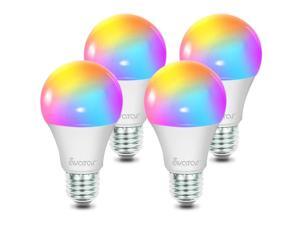 Smart LED Light Bulb, Alexa Light Bulbs WiFi Dimmable Work with Google Home/Smart Life APP, Avatar Controls RGBW Color Changing Lights, No Hub Required (910LM E26 A19 8W=70W Equivalent) Smart LED Light Bulb, Alexa Light Bulbs WiFi Dimmable Work with Google Home/Smart Life APP, Avatar Controls RGBW Color Changing Lights, No Hub Required (910LM E26 A19 8W=70W Equivalent)