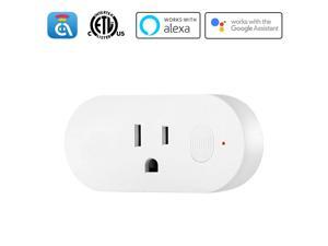 Avatar Controls Smart Plug WiFi Outlets Oval Socket Energy Monitoring Works with Alexa/Google Assistant/IFTTT APP Remote Control, No Hub Required Avatar Controls Smart Plug WiFi Outlets Oval Socket Energy Monitoring Works with Alexa/Google Assistant/IFTTT APP Remote Control, No Hub Required