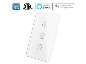 Avatar Controls Smart WiFi Wall Light Touch Panel Switch, Remote Control with Smart Phone, No Hub Required, AC 110-240V, Compatible with Alexa Echo, Works with Google Home, Wall Switch 3 Gang Avatar Controls Smart WiFi Wall Light Touch Panel Switch, Remote Control with Smart Phone, No Hub Required, AC 110-240V, Compatible with Alexa Echo, Works with Google Home, Wall Switch 3 Gang