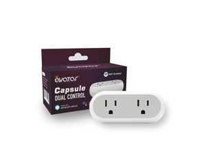 Avatar Controls Smart Capsule Outlet WiFi Plug, Dual 2 in 1 Electrical Socket Compatible with Alexa/Google Assistant/IFTTT, Energy Monitoring, APP Remote Control Timer/ON/OFF Switch, ETL FCC Listed Avatar Controls Smart Capsule Outlet WiFi Plug, Dual 2 in 1 Electrical Socket Compatible with Alexa/Google Assistant/IFTTT, Energy Monitoring, APP Remote Control Timer/ON/OFF Switch, ETL FCC Listed