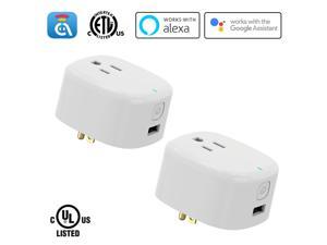 AvatarControls WiFi Smart Plug UL Certified Smart Home Outlet Timer Switch,Remote Control ON/OFF Household Appliances Anywhere,Work with Alexa/Google Assistant/IFTTT, No Hub Required (2 Pack) AvatarControls WiFi Smart Plug UL Certified Smart Home Outlet Timer Switch,Remote Control ON/OFF Household Appliances Anywhere,Work with Alexa/Google Assistant/IFTTT, No Hub Required (2 Pack)