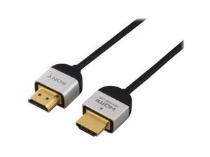 Sony DLC-HE10S Slim High Speed 4K/3D/Ethernet HDMI Cable - 3.3' (1 m)