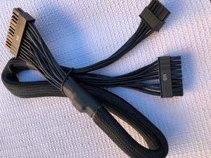 EVGA SUPERNOVA 650 750 1000 G2 G3 18 PIN +10 PIN to 24 PIN MOTHER BOARD CABLE