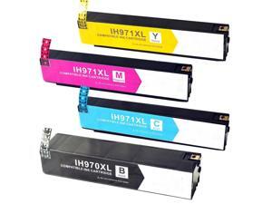 4 Pack Compatible For HP 970XL 971XL Ink Cartridges OfficeJet Pro X451dw X476dn 4 Pack Compatible For HP 970XL 971XL Ink Cartridges OfficeJet Pro X451dw X476dn