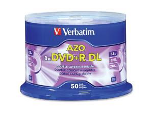 Verbatim DVD R DL 8x 8.5GB Spindle 50/PK 97000 Verbatim DVD R DL 8x 8.5GB Spindle 50/PK 97000
