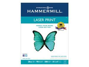 Hammermill Laser Print Office Paper 98 Brightness 28lb 8-1/2 x 11 White 500 Shts Hammermill Laser Print Office Paper 98 Brightness 28lb 8-1/2 x 11 White 500 Shts