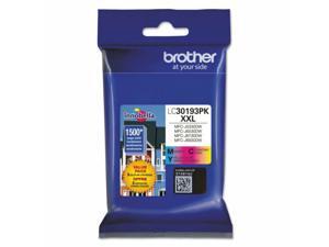 Brother LC30193PK Innobella High-Yield Ink 1500 Page-Yield Cyan/Magenta/Yellow Brother LC30193PK Innobella High-Yield Ink 1500 Page-Yield Cyan/Magenta/Yellow