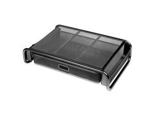 Universal Metal Mesh Desktop Monitor Stand with Drawer 18 x 11 3/4 x 5 1/8 Black Universal Metal Mesh Desktop Monitor Stand with Drawer 18 x 11 3/4 x 5 1/8 Black