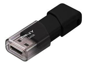 PNY Attach 3 64GB USB 2.0 Flash Drive P-FD64GATT4-GE PNY Attach 3 64GB USB 2.0 Flash Drive P-FD64GATT4-GE