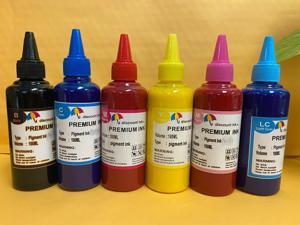 refill Pigment ink 6x100ml for Photo 1400 Artisan 1430 Epson 79 Stylus