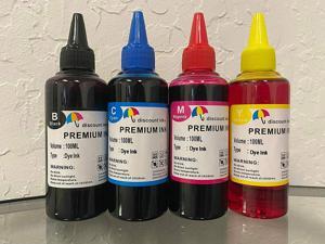Bulk refill 400ml ink for Epson inkjet printer 4 colors