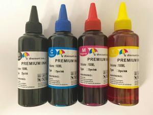 bulk refill 400ml  ink For Epson Workforce 635 840 845 435 520 545 630  T126