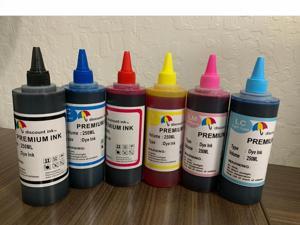 6X250ml Refill Ink bottles Epson T277 T 277 Ink Cartridge For XP-850 Printer