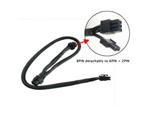 6Pcs 8PIN TO dual 8PIN PCIE VGA Cable for EVGA SuperNOVA 450-1300 G2 G3 G5 USA