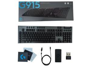 Logitech G915 Clicky RGB Wireless Mechanical Gaming Keyboard Black 920-009103