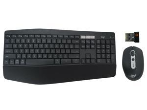 Keyboard and Mouse Combo Logitech MK825 Wireless QWERTY Bluetooth Keyboard & M585 Mouse & USB Receiver