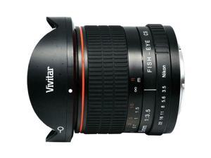 8mm Ultra-Wide f/3.5 Fisheye Lens for Canon Rebel T6 T6i T6s T7i 70D 80D SL2 77D
