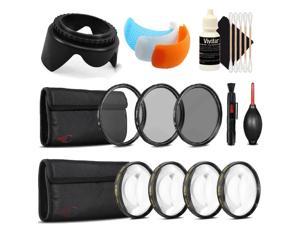 58mm Close UP Macro Kit with Accessory Bundle for Canon EOS Rebel T6 and T7i