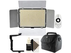 Vivitar Professional 600 LED 2200 Lumens Video Light with Accessories