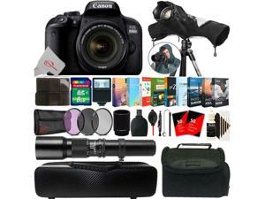 Navitech Black DSLR SLR Camera Bag Compatible with Canon EOS 77D Camera 