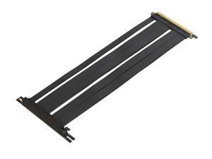 LINKUP {50 cm} PCIE 4.0 16x Extreme Shielded Twin-axial Riser Cable Port Extension PCIE Card | Black | Right Angle | 3.0 Gen3 Compatible LINKUP {50 cm} PCIE 4.0 16x Extreme Shielded Twin-axial Riser Cable Port Extension PCIE Card | Black | Right Angle | 3.0 Gen3 Compatible