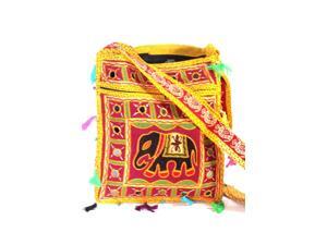 Mirror Work Elephant Multi Color Sling Jhola Bag Mirror Work Elephant Multi Color Sling Jhola Bag