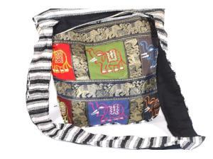 Carousel Of Elephants Jhola Sling Bag Carousel Of Elephants Jhola Sling Bag
