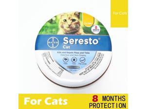 Seresto Flea collar for cats, 8-month flea and tick for cats 10 weeks of age and older