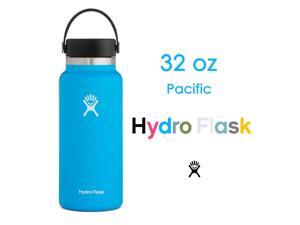 Hydro Flask 32 oz Wide Mouth Water Bottle Stainless Steel & Vacuum Insulated, Leak Proof Flex Cap - Pacific