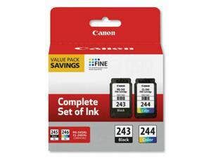 Canon PG-243 / CL-244 Black & Color (Cyan, Magenta, Yellow) Value Pack Ink Cartridges Canon PG-243 / CL-244 Black & Color (Cyan, Magenta, Yellow) Value Pack Ink Cartridges