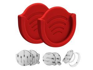 Grip Mount for Socket User 2 Pack Silicon Car Phone Holder for Phone Collapsible GripStand with 3M Sticker Pads Replacement for Dashboard Office Home Desk Kitchen Wall and More Red Grip Mount for Socket User 2 Pack Silicon Car Phone Holder for Phone Collapsible GripStand with 3M Sticker Pads Replacement for Dashboard Office Home Desk Kitchen Wall and More Red