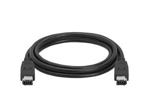 6FT FireWire Cable 6 Pin to 6 Pin Male to Male iLink DV Cable Firewire 400 IEEE 1394 Cord for Computer Laptop PC 6FT FireWire Cable 6 Pin to 6 Pin Male to Male iLink DV Cable Firewire 400 IEEE 1394 Cord for Computer Laptop PC