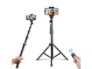54inch Selfie Stick Tripod Detachable and Extendable Phone Tripod for Cell Phone Compatible with iPhone and Android Phone Includes Wireless Remote Cell Phone Holder and Gopro Adapter 54inch Selfie Stick Tripod Detachable and Extendable Phone Tripod for Cell Phone Compatible with iPhone and Android Phone Includes Wireless Remote Cell Phone Holder and Gopro Adapter
