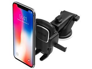 Easy One Touch 4 Dash Windshield Car Mount Phone Holder Desk Stand Pad Mat for iPhone Samsung Moto Huawei Nokia LG Smartphones
