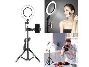 Ring Light with Stand and Phone Holder Selfie Ring Light with Tripod for Video Photography Makeup Live Streaming YouTube Lighting (A(6.3''Ring Light & 20''Tripod)) Ring Light with Stand and Phone Holder Selfie Ring Light with Tripod for Video Photography Makeup Live Streaming YouTube Lighting (A(6.3''Ring Light & 20''Tripod))