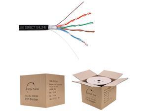 CAT5e 1000FT Shielded Outdoor 24 AWG 350MHz Cable FTP Wire Solid Direct Burial UV Cat5e Shielded FTP CAT5e 1000FT Shielded Outdoor 24 AWG 350MHz Cable FTP Wire Solid Direct Burial UV Cat5e Shielded FTP