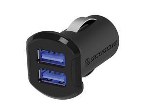 USBC242M Revolt Universal Multi Device Compact Dual Port USB Car Charger Black USBC242M Revolt Universal Multi Device Compact Dual Port USB Car Charger Black