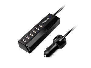 Car Charger Adapter 6 USB Multi Ports Car Charger 65W Rapid Car Charger with Smart Identification for Cell Phones Tablets and Other USB Devices Car Charger Adapter 6 USB Multi Ports Car Charger 65W Rapid Car Charger with Smart Identification for Cell Phones Tablets and Other USB Devices